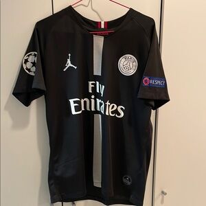 Black PSG Jordan Soccer Jersey